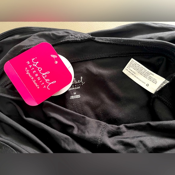 Over Belly Ponte Maternity Pants Isabel Maternity Ingrid Isabel Black - Picture 3 of 4